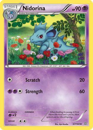 Nidorina (067/160) [XY  Primal Clash] Normal - Uncommon