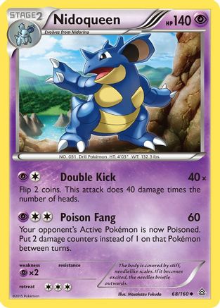 Nidoqueen/160  - Reverse Holofoil XY  Primal Clash - Uncommon