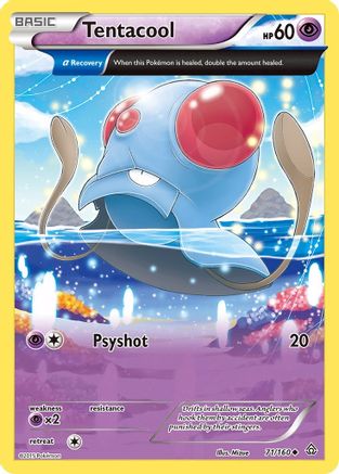 Tentacool (Alpha) (071/160) [XY  Primal Clash] Normal - Uncommon