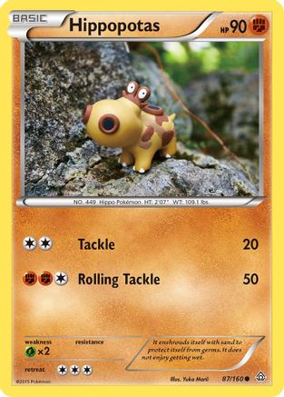Hippopotas (087/160) [XY  Primal Clash] Normal - Common
