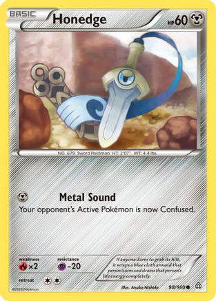 Honedge (98/160) [XY  Primal Clash] Normal - Common