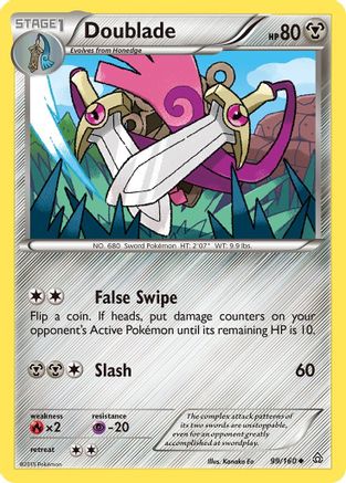Doublade (99/160) [XY  Primal Clash] Normal - Uncommon