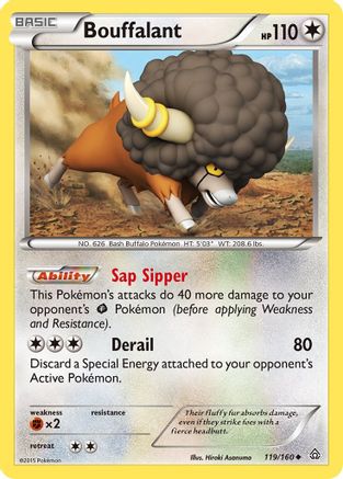 Bouffalant (119/160) [XY  Primal Clash] Normal - Uncommon