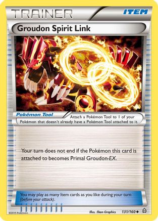 Groudon Spirit Link (131/160) [XY  Primal Clash] Normal - Uncommon