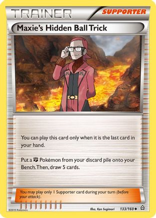 Maxie's Hidden Ball Trick 133  XY  Primal Clash - Uncommon