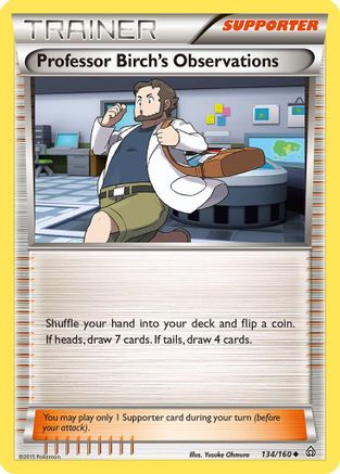 Professor Birch's Observations (134/160) [XY  Primal Clash] Normal - Uncommon