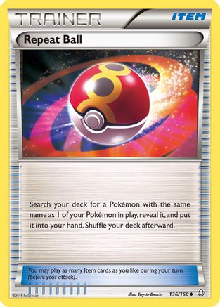 Repeat Ball (136/160) [XY  Primal Clash] Normal - Uncommon