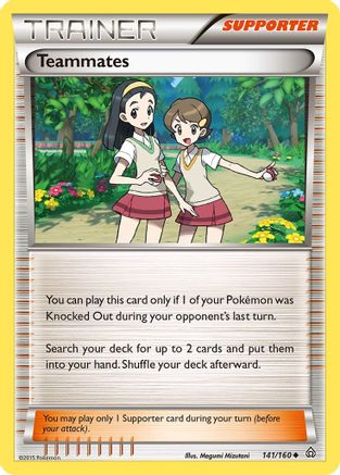 Teammates (141/160) [XY  Primal Clash] Normal - Uncommon
