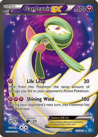 Gardevoir EX (155 Full Art) (155/160) [XY  Primal Clash] Holofoil - Ultra Rare