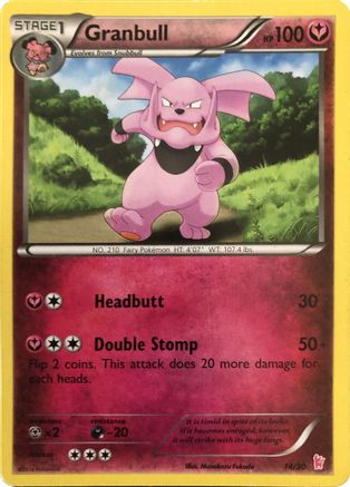 Granbull (#14) (14) [XY Trainer Kit Sylveon & Noivern] Normal - Common