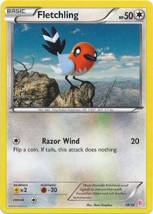 Fletchling (#19) (19) [XY Trainer Kit Sylveon & Noivern] Normal - Common