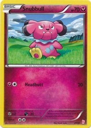 Snubbull (#27) (27) [XY Trainer Kit Sylveon & Noivern] Normal - Common