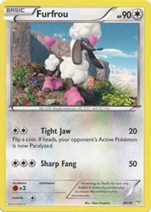Furfrou (#20 - Noivern) (20) [XY Trainer Kit Sylveon & Noivern] Normal - Common