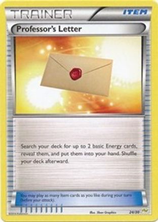 Professor's Letter (Noivern) (24) [XY Trainer Kit Sylveon & Noivern] Normal - Common