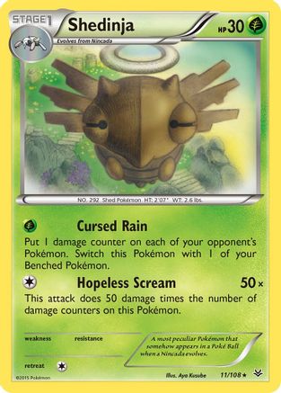 Shedinja (011/108) [XY  Roaring Skies] Normal - Rare