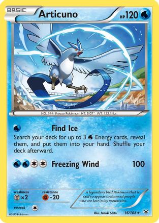 Articuno (016/108) [XY  Roaring Skies] Normal - Rare