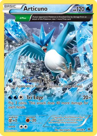 Articuno (17 Delta) (017/108) [XY  Roaring Skies] Normal - Rare