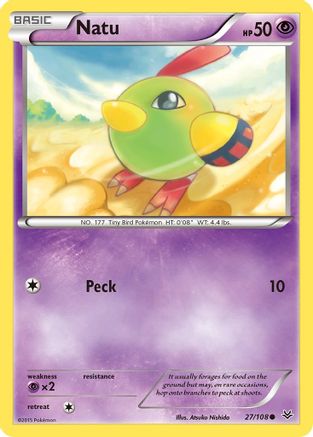 Natu (27) (27) 027  XY  Roaring Skies - Common