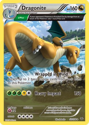Dragonite (52 Delta) (052/108) [XY  Roaring Skies] Holofoil - Holo Rare