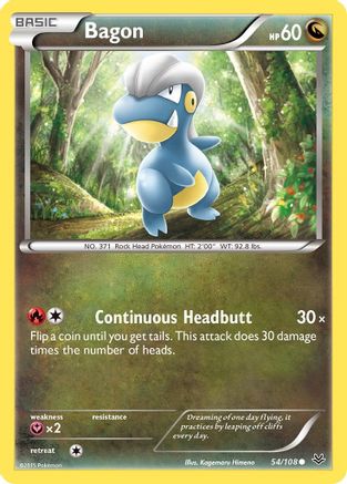 Bagon (054/108) [XY  Roaring Skies] Normal - Common