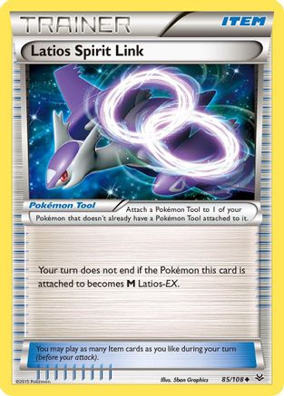 Latios Spirit Link 085  - Reverse Holofoil XY  Roaring Skies - Uncommon