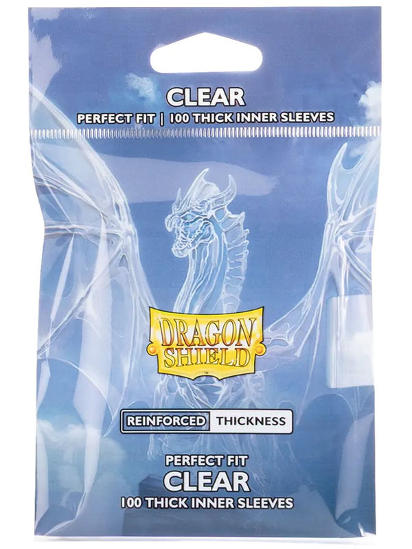 Sleeves: Dragon Shield: Perfect Fit: Thick Inner Sleeves: Clear