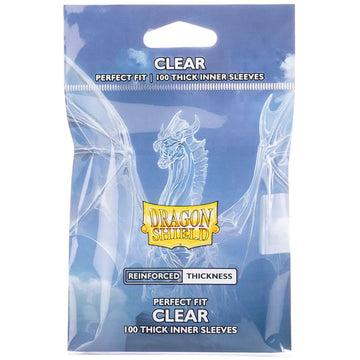 Sleeves: Dragon Shield: Perfect Fit: Thick Inner Sleeves: Clear
