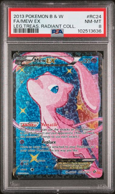 Radiant Mew PSA 8
