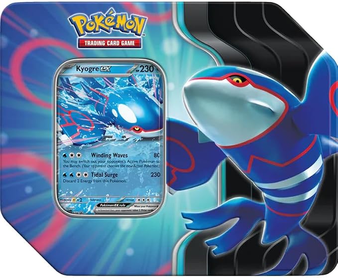 Pokemon TCG: Azure Legends Tin (Kyogre ex)