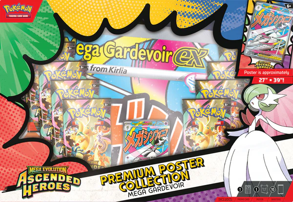 Ascended Heroes Premium Poster Collection Gardevoir