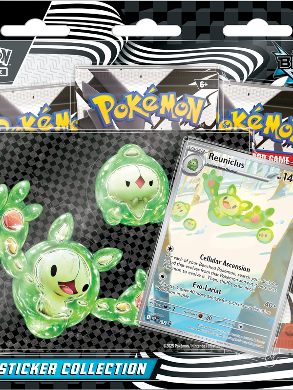 POKEMON SV10.5 BLACK BOLT TECH STICKER COLLECTION