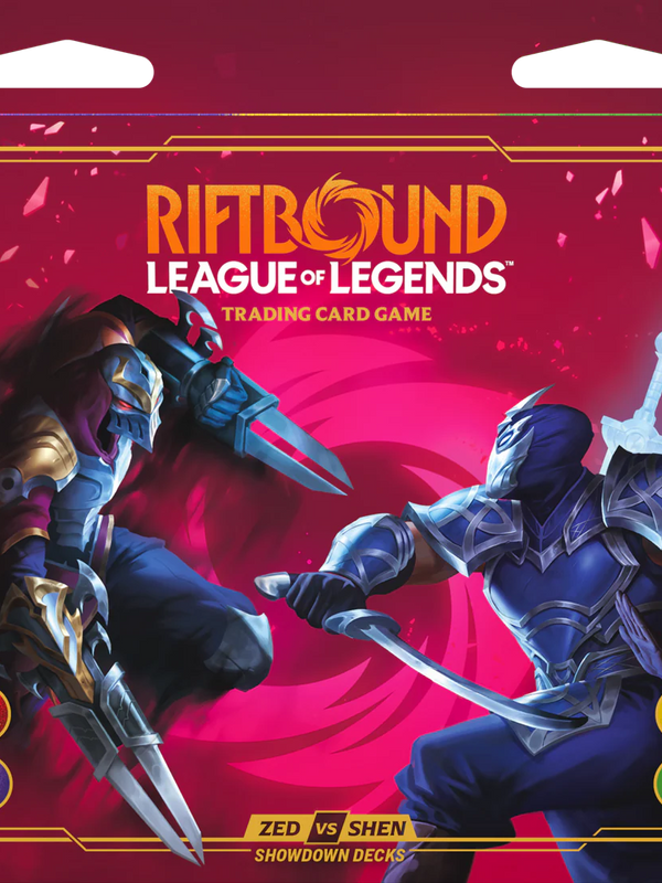 RIFTBOUND: LEAGUE OF LEGENDS TCG - SHOWDOWN DECK - VENDETTA ZED VS SHEN