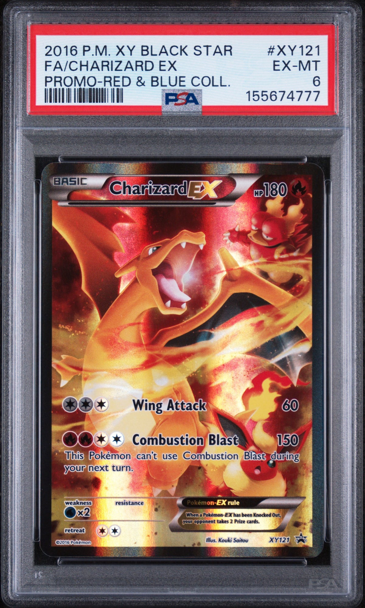 PSA 6 : Charizard Ex XY Promo