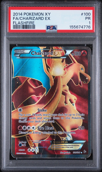 PSA 1 : Charizard Ex Flashfire ( POP 115 )