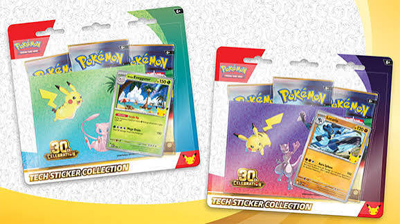 Pokemon : 30th Anniversary Tech Sticker