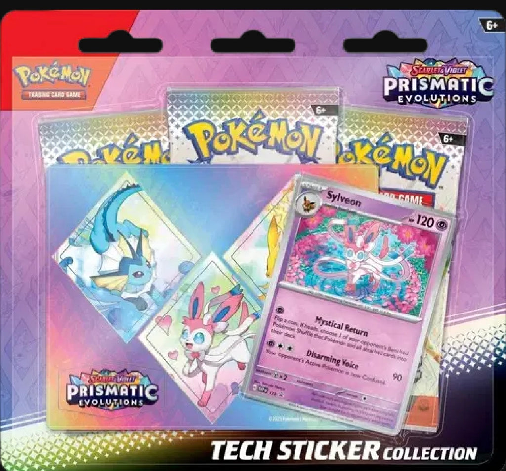 Pokemon Scarlet & Violet-Prismatic Evolutions Tech Sticker Collection