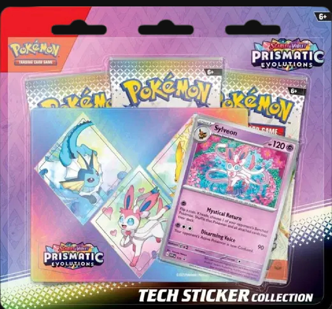 Pokemon Scarlet & Violet-Prismatic Evolutions Tech Sticker Collection