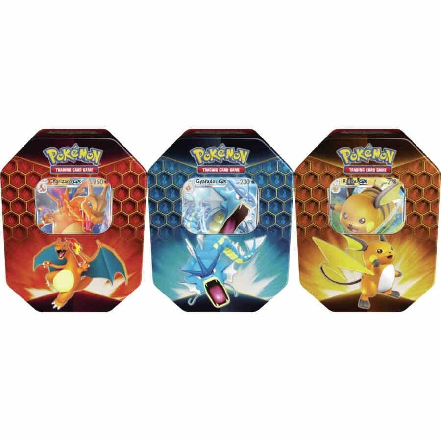 Pokemon TCG Hidden Fates Tin Set of 3