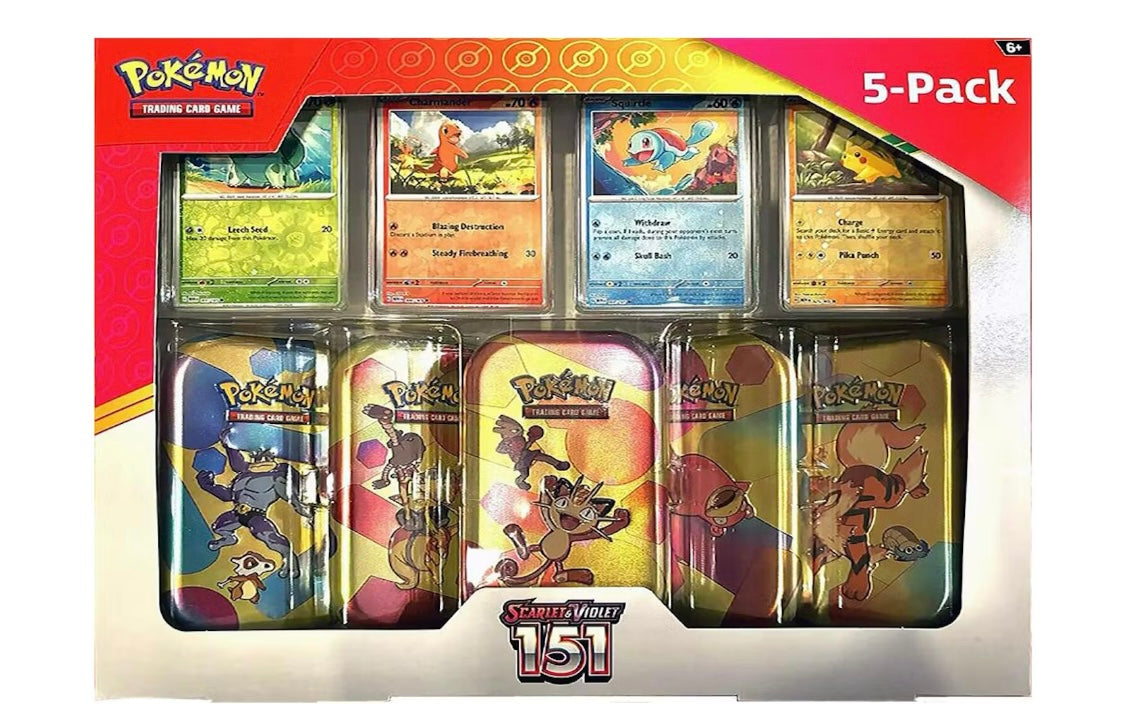 Sealed Pokemon Scarlet & Violet 151 Mini tin collection box(Costco exclusive)