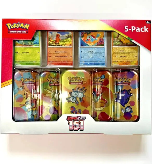 Sealed Pokemon Scarlet & Violet 151 Mini tin collection box(Costco exclusive)