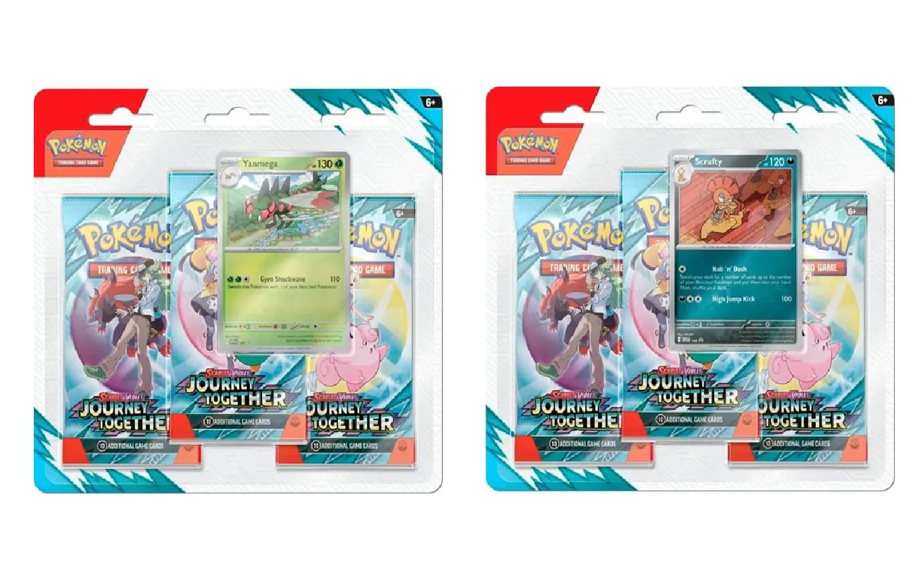 Pokemon Tcg Scarlet & Violet Journey Together 3-Pack blister