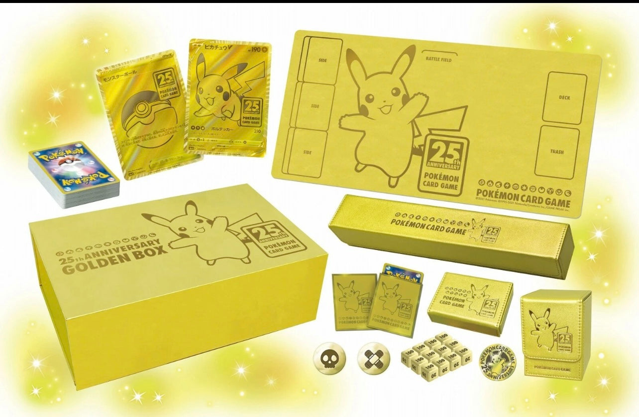 Pokemon Japanese Golden 25th Anniversary Box
