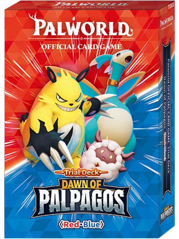 Palworld TD01 Dawn of Palpagos Red-Blue Trial Deck ENG