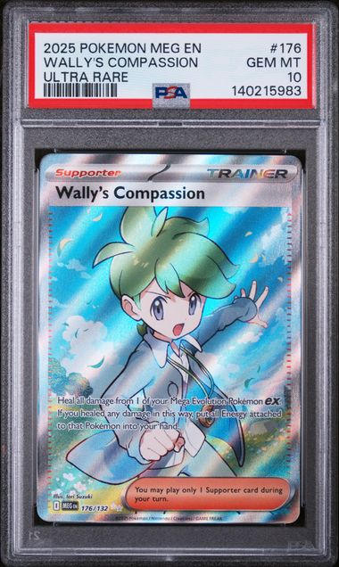2025 POKEMON MEG EN-MEGA EVOLUTION #176 WALLY'S COMPASSION ULTRA RARE