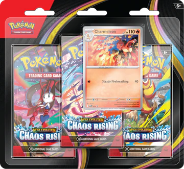 Pokemon Chaos Rising 3-Pack Blister