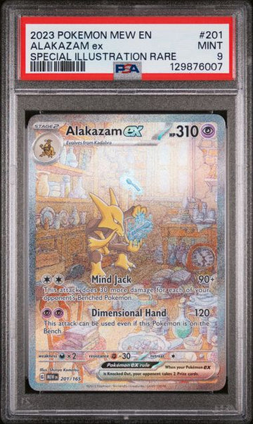 ALAKAZAM ex SPECIAL ILLUSTRATION RARE PSA 9