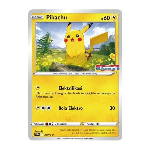 Pikachu [Indomaret stamped] Promo 2024