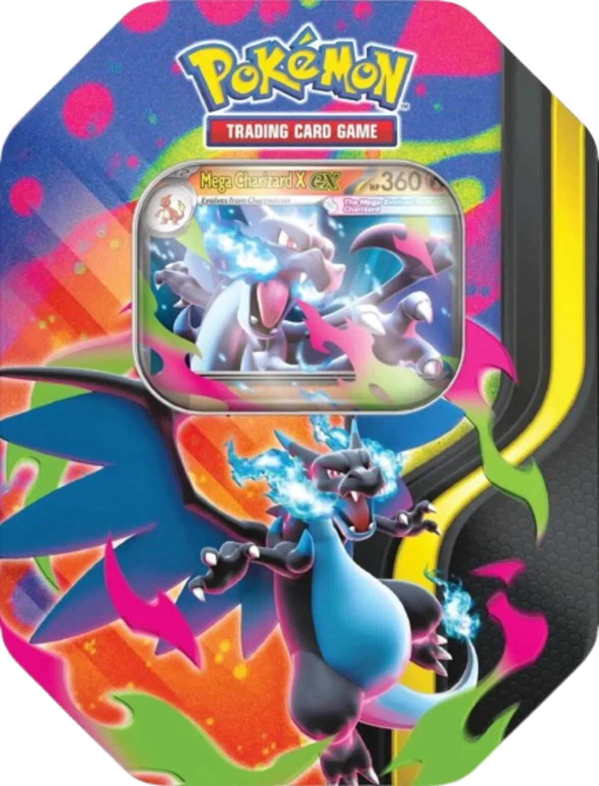 Mega Charizard Tin (Mega Charizard X or Y Random Art )
