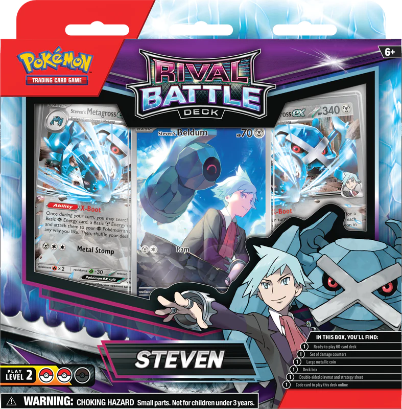 Pokemon Rival Battle Deck - [Marnie or Steven at random]