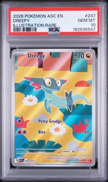 DREEPY ILLUSTRATION RARE PSA 10